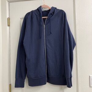 Alternative Apparel Navy Blue Hoodie Zipper Sweatshirt - XL - Like New